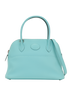 Bolide 27 In Swift Bleu Atoll, &pound;3,600, Handbags, Blue, Leather, Front view
